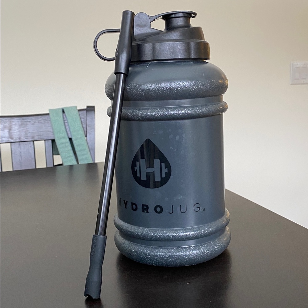 HydroJug with straw